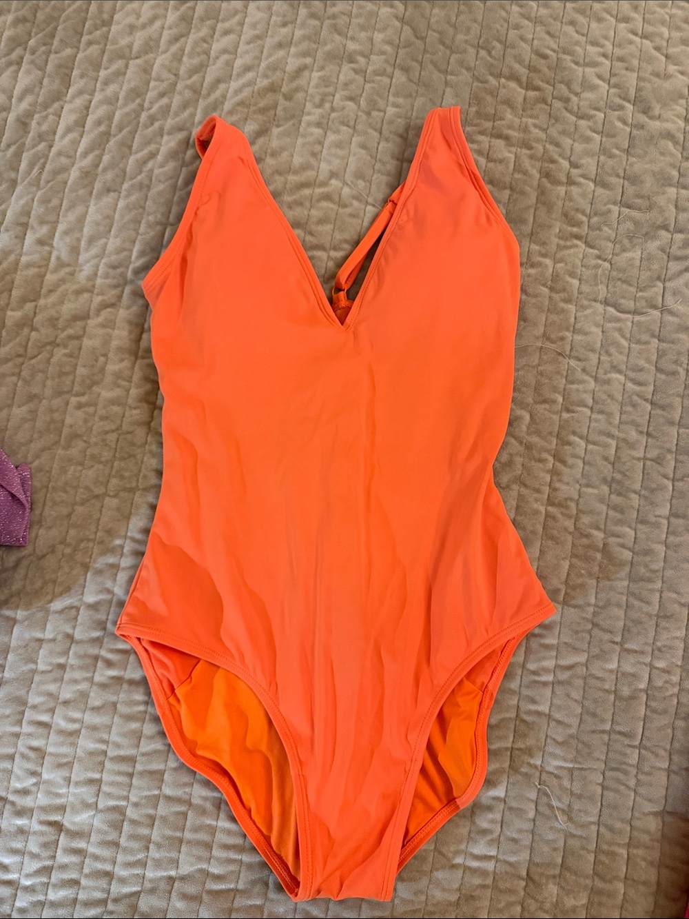 Bright Orange Women's One-Piece Swimsuit